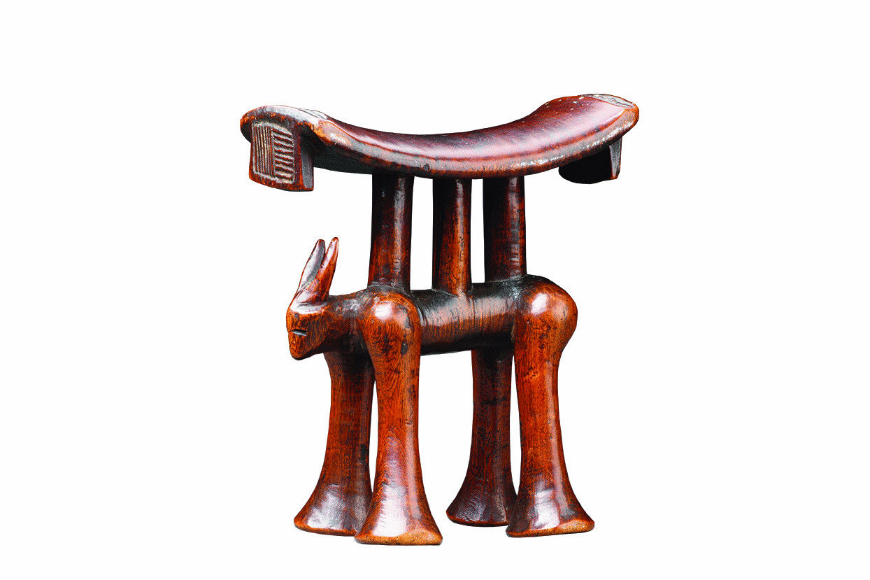 Rare South African Tsonga Zoomorphic Headrest